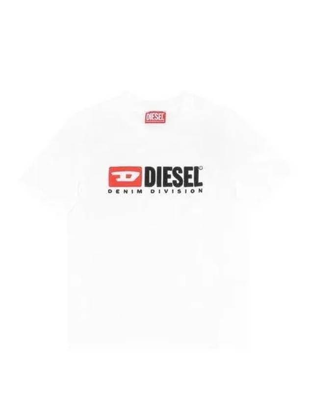 T Reg Div Short Sleeve T-Shirt White - DIESEL - BALAAN 2