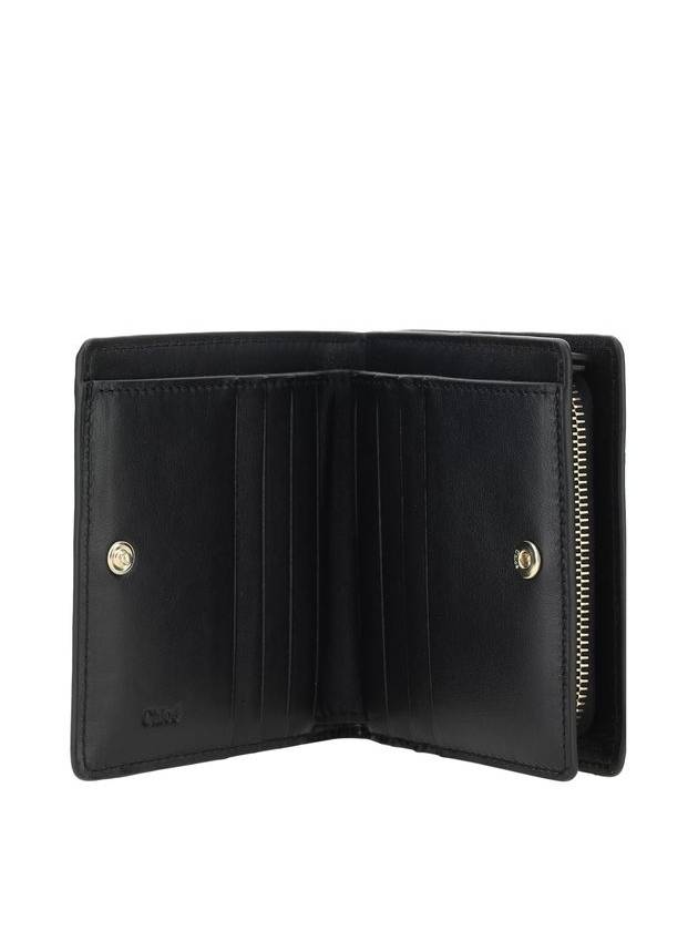 Sense Soft Leather Half Wallet Black - CHLOE - BALAAN 4