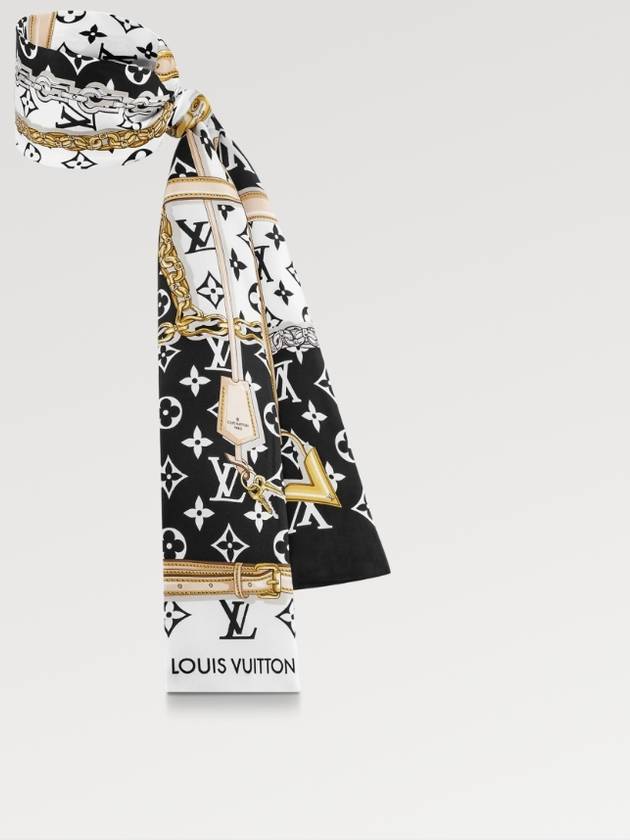 Monogram Confidential Scarf Black - LOUIS VUITTON - BALAAN 9