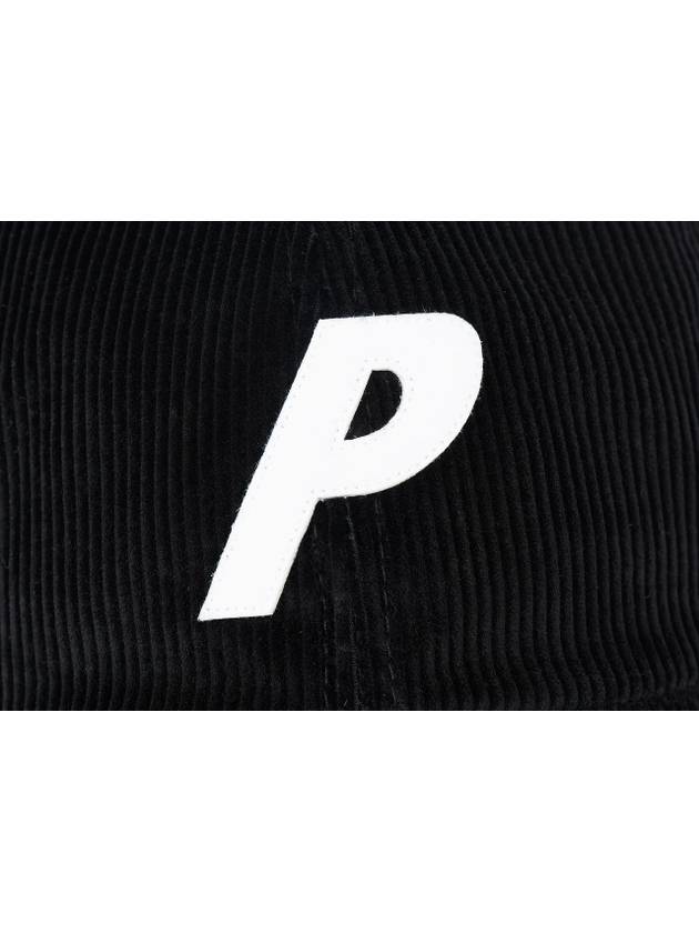 Corduroy P 6Panel Black Corduroy P 6Panel Black - PALACE - BALAAN 3