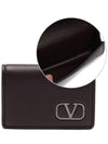 Men's V Logo Business Card Card Wallet - VALENTINO - BALAAN 2