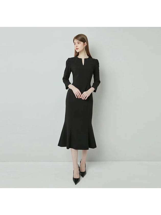 Women s Veronica Long Dress Black - AME - BALAAN 7