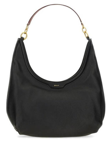 Code Hobo Shoulder Bag Black - BALLY - BALAAN 1