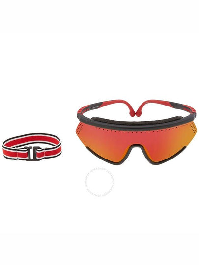 Carrera Red Multilayer Shield Unisex Sunglasses HYPERFIT 10/S 0BLX/UZ 99 - CARRERA - BALAAN 2