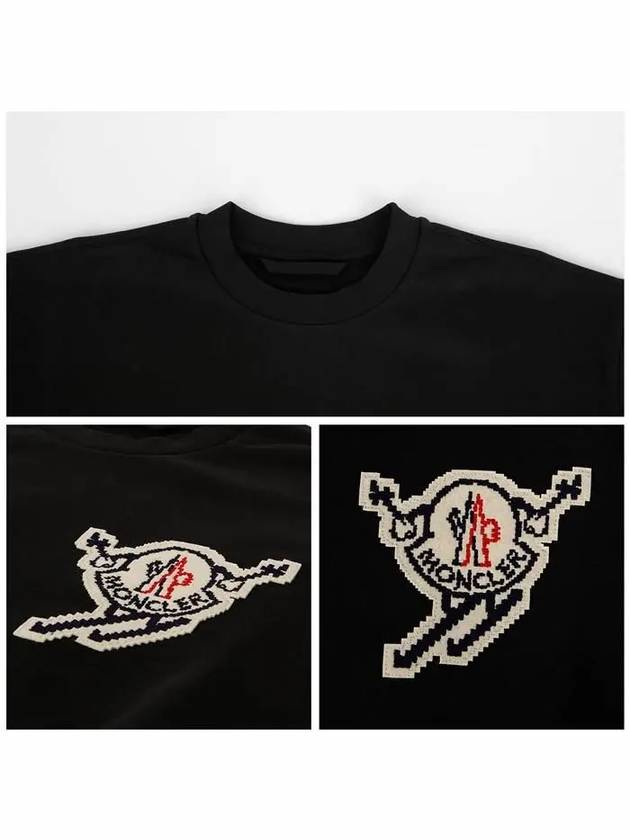 8G00016 899V4 998 Ski Logo Patch Sweatshirt - MONCLER - BALAAN 5