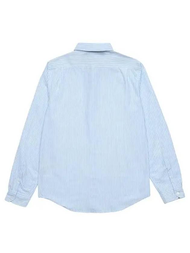 Zebra Motif Long Sleeve Shirt Blue - PAUL SMITH - BALAAN 3