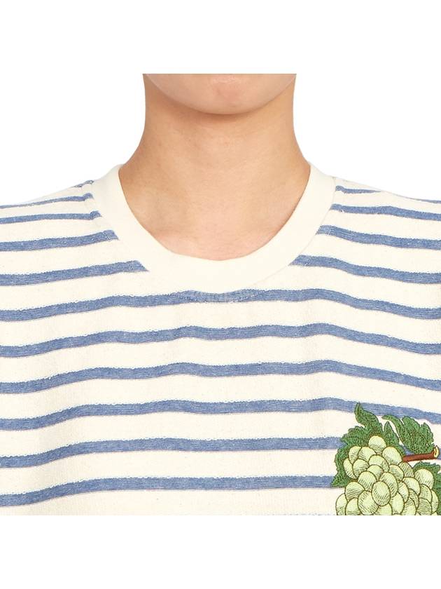 Grape Stripe Sleeveless Natural Blue - JW ANDERSON - BALAAN 9