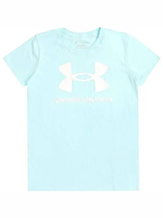 Sports Style Graphic Short Sleeve T-Shirt Green - UNDER ARMOUR - BALAAN 3