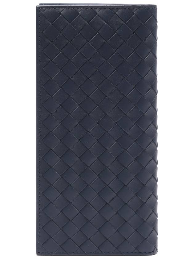 Intrecciato Continental Long Wallet Navy - BOTTEGA VENETA - BALAAN 2