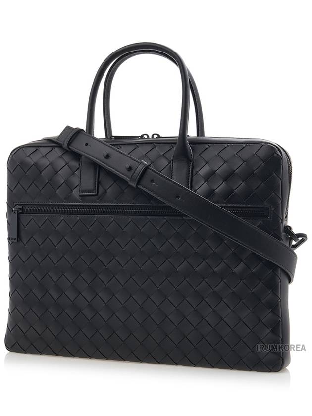 Intrecciato Briefcase Black - BOTTEGA VENETA - BALAAN 3