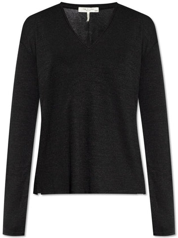 Rag & Bone  Top With Long Sleeves, Women's, Black - RAG & BONE - BALAAN 1