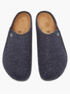 Zermatt logo ingrave wool felt slippers - BIRKENSTOCK - BALAAN 3