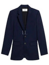 Two Button Blazer Jacket Blue - AMI - BALAAN 2