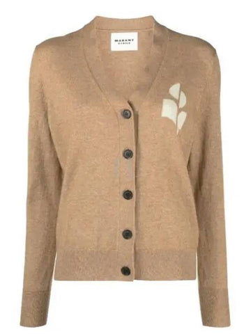 Karin CA0008FA A1X05E 50CM logo cardigan - ISABEL MARANT - BALAAN 1