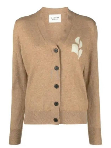 Karin CA0008FA A1X05E 50CM logo cardigan - ISABEL MARANT - BALAAN 1