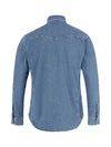 Flap Pocket Denim Long Sleeve Shirt Light Blue - TOM FORD - BALAAN 3