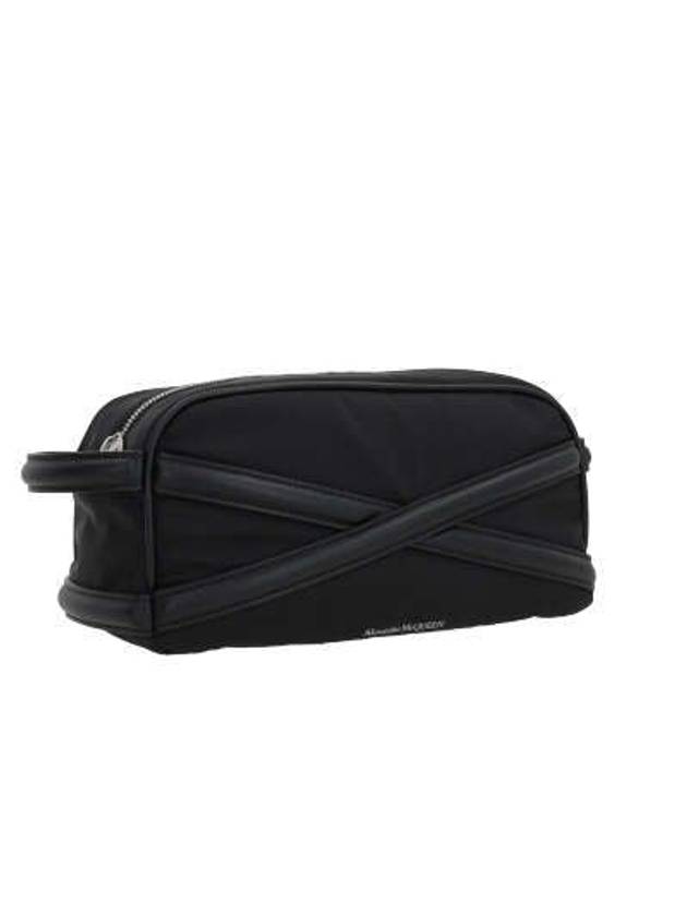 Logo Harness Travel Pouch Bag Black - ALEXANDER MCQUEEN - BALAAN 3