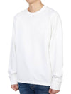 Metropolis Rubber Logo Sweatshirt White - CP COMPANY - BALAAN 3