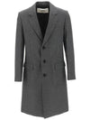 Men's Virgin Wool Single Coat Dark Grey - AMI - BALAAN 2