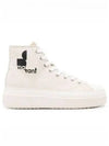 Austen High Top Sneaker Beige - ISABEL MARANT - BALAAN 2