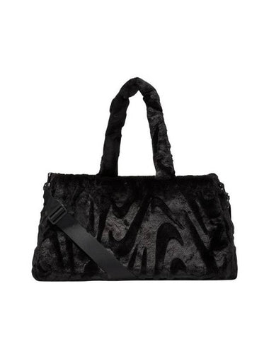 NSW faux fur tote bag 10L black FZ1323 010 - NIKE - BALAAN 1