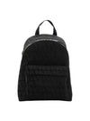 Toile Iconographe Fabric Leather Backpack Black - VALENTINO - BALAAN 2