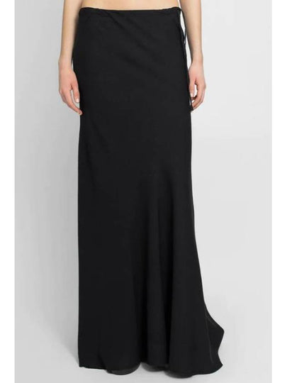 Women's Vittoria Cotton Jersey Long Dress Black - ANN DEMEULEMEESTER - BALAAN 2