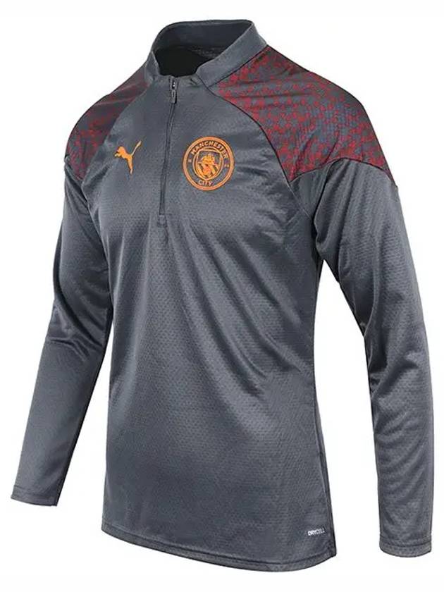 Manchester City Training Long Sleeve T-Shirt Grey - PUMA - BALAAN 3