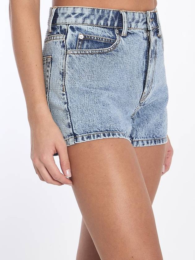 decorated high-rise denim shorts 1WC2244306486 - ALEXANDER WANG - BALAAN 3