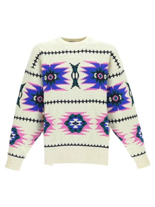 Etoile Intarsia Knit Top - ISABEL MARANT - BALAAN.