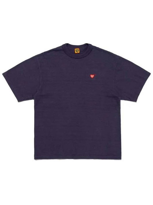 Heart badge short sleeve t shirt navy HM28CS030 - HUMAN MADE - BALAAN 2