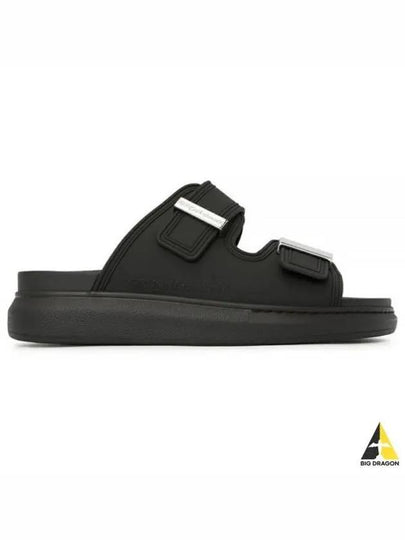 Hybrid Rubber Slippers Black - ALEXANDER MCQUEEN - BALAAN 2