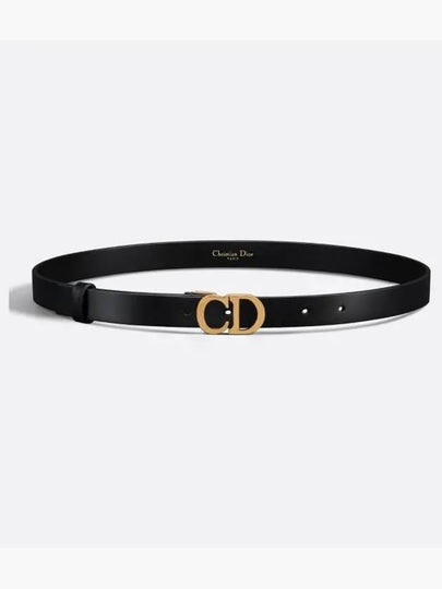 Saddle Leather Belt Black - DIOR - BALAAN 2