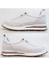 Fine Kid Suede Tech Runner White - THOM BROWNE - BALAAN 3