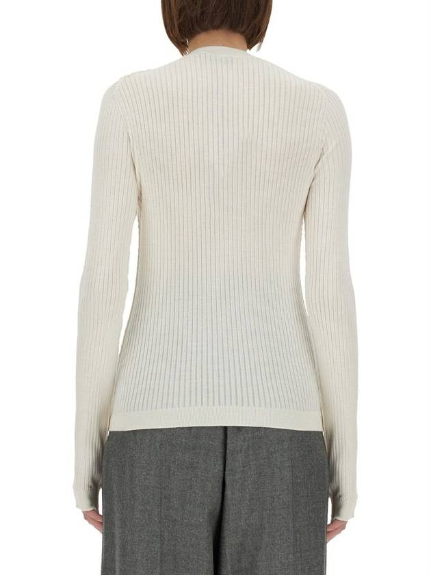 Fendi Wool And Silk Sweater - FENDI - BALAAN 3