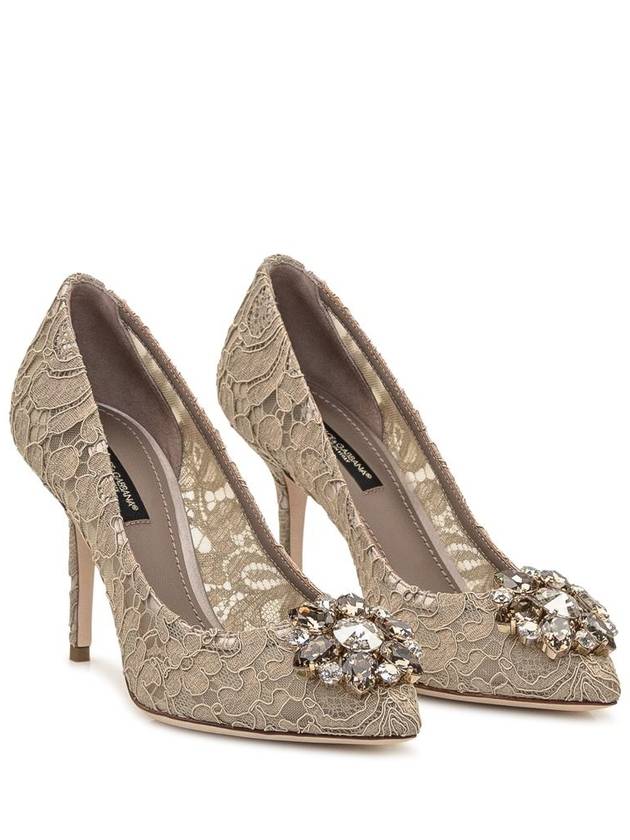 crystal decorated lace pumps CD0101AL198 - DOLCE&GABBANA - BALAAN 3