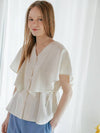 Buttercup Blouse White - AILE DE - BALAAN 1