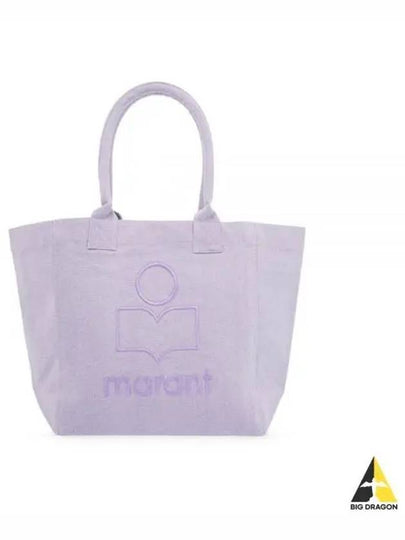 Yenky Embroidered Logo Small Tote Bag Lilac - ISABEL MARANT - BALAAN 2