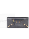 Giant flap long wallet 233599 D940G 1110 gray - BALENCIAGA - BALAAN 5