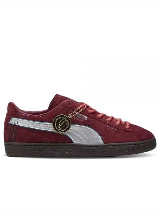 Haired Shanks Suede Low Top Sneakers Regal Red - PUMA - BALAAN 2