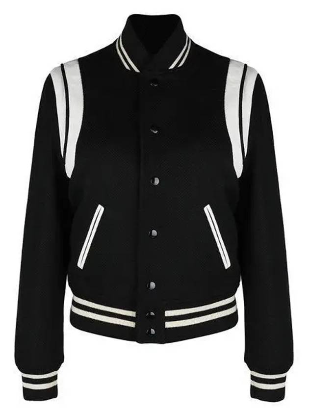 Teddy Jacket In Wool Black - SAINT LAURENT - BALAAN 2