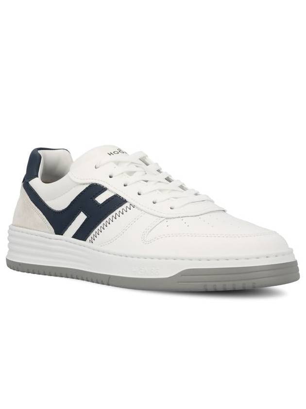 H630 leather low-top sneakers white blue - HOGAN - BALAAN 3