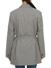 Oversized Blazer Jacket Grey - GANNI - BALAAN 6