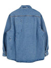 Blue Denim Shirt HM00D15 STWBLU - HED MAYNER - BALAAN 2