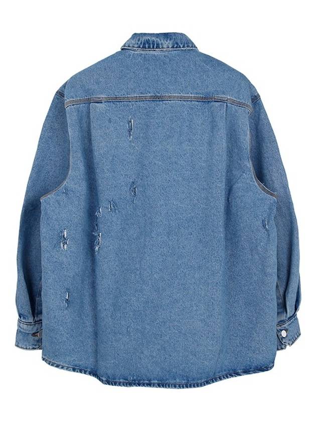 Blue Denim Shirt HM00D15 STWBLU - HED MAYNER - BALAAN 2