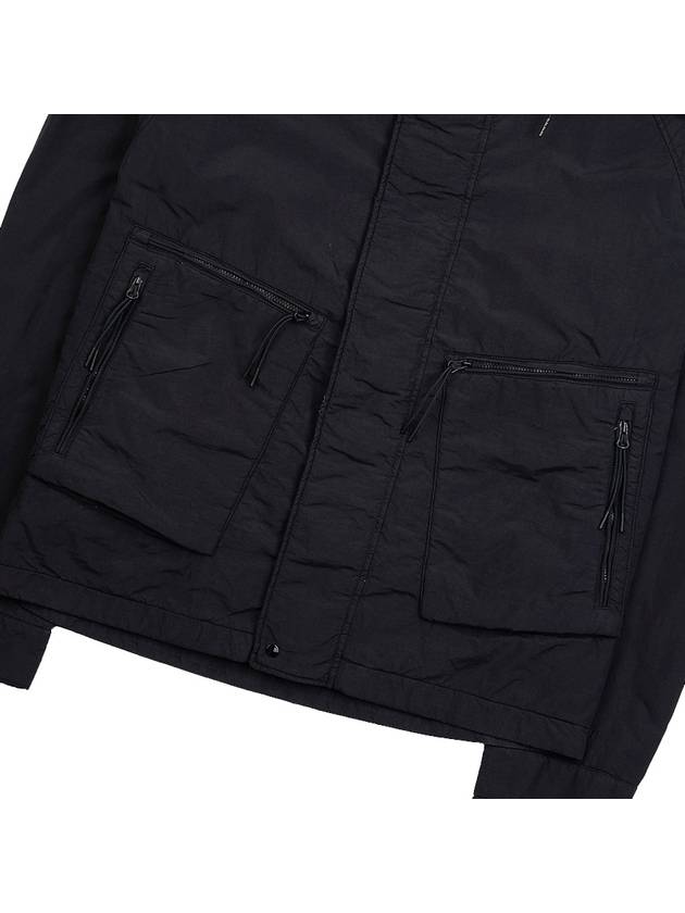 Lens Wappen Hooded Jacket Black - CP COMPANY - BALAAN 9