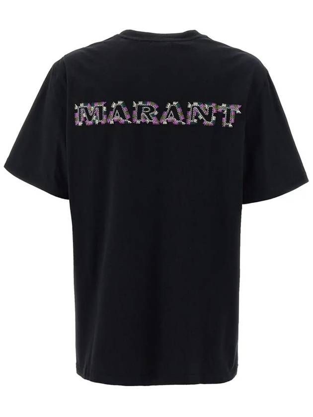 Hugo Long Sleeve T-Shirt Black - ISABEL MARANT - BALAAN 4