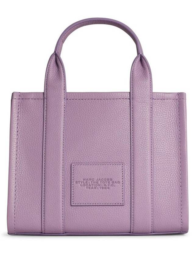 Small Leather Tote Bag Purple - MARC JACOBS - BALAAN 4