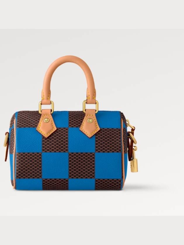 Speedy 18 Bandoulière Damier Pop Blue - LOUIS VUITTON - BALAAN 6