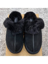 Women's Diskett Fleece Platform Slippers Black - UGG - BALAAN 4